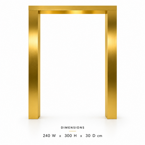 Gloria Wedding Arch - Gold - New Arrival 