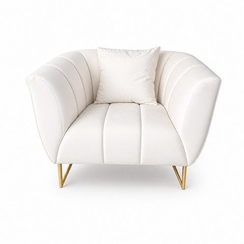 Enock Chair - Ivory - New Arrival 
