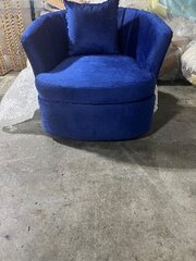 Hagar Navy Blue Armchair