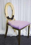 O'Back Chair Gold-Purple 