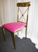 Nicole Dining Chair - Fuchsia Pink
