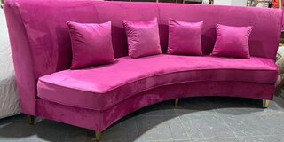 Kelis Lounge Sofa - Hot Pink - New Arrival 
