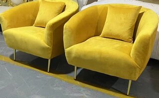 Kelis Side Chair- Yellow - New Arrival 