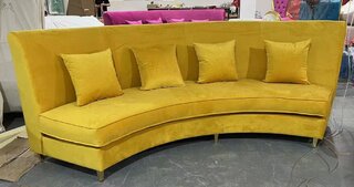 Kelis Lounge Sofa- Yellow - New Arrival 