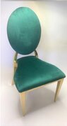 Olivia Chair Gold-Emerald Green