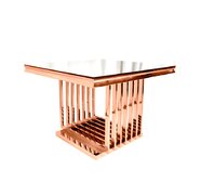 Amber Rosegold Cake Table