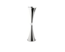 Tall Vase with Bling - 25.5 Inch (Silver)