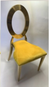 O'Back Chair Gold-Yellow 