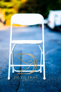 Plastic Folding Chair - WHITE