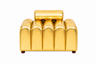Gideon Gold Leather - Side Chair