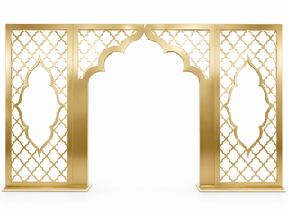 Gold Moroccan Backdrop