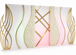 Whitney Wave Backdrop - (7ft Tall x 20 ft wide) - Now Available