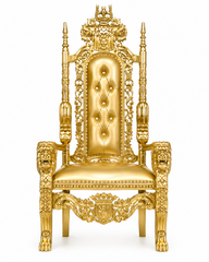 Throne Chair - Gold on Gold