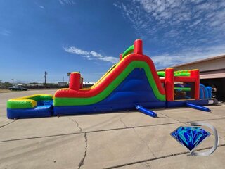 Ninja Rush Wet Obstacle Course