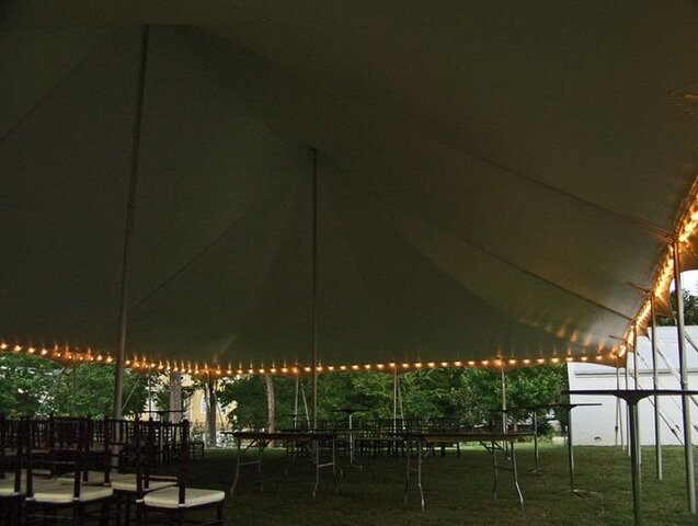 Elegant Tent Lighting