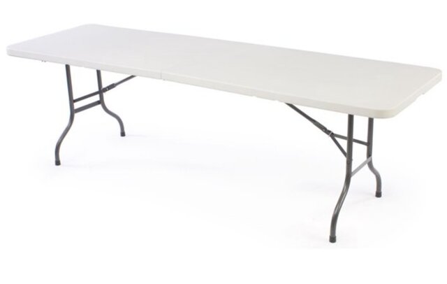 8 ft plastic folding table