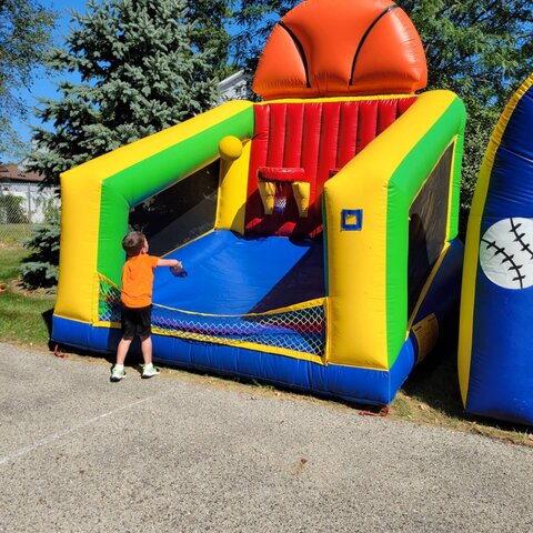 Double Hoops Basketball