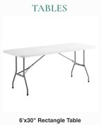 6Ft long Table