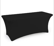 Spandex 6ft Table Cover Black