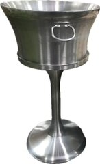 Champagne stainless steel tub with pedestal