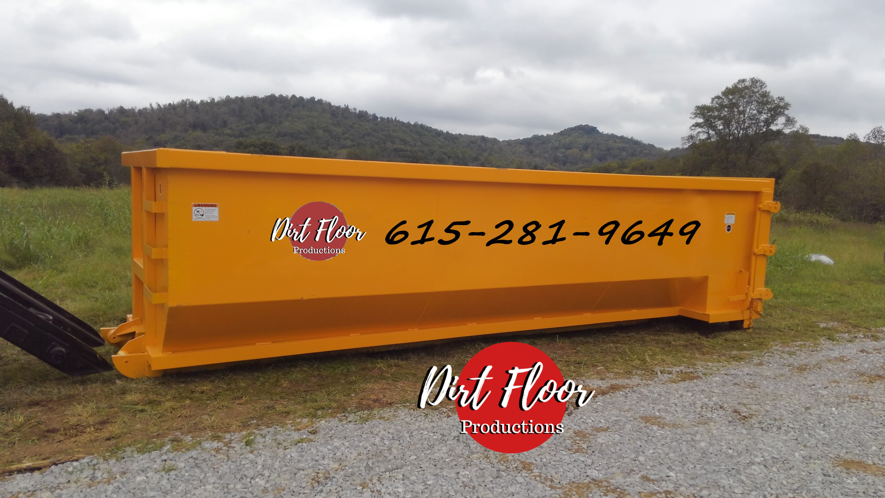 Residential Dumpster Rental Dirt Floor Productions Silver Point Tennessee