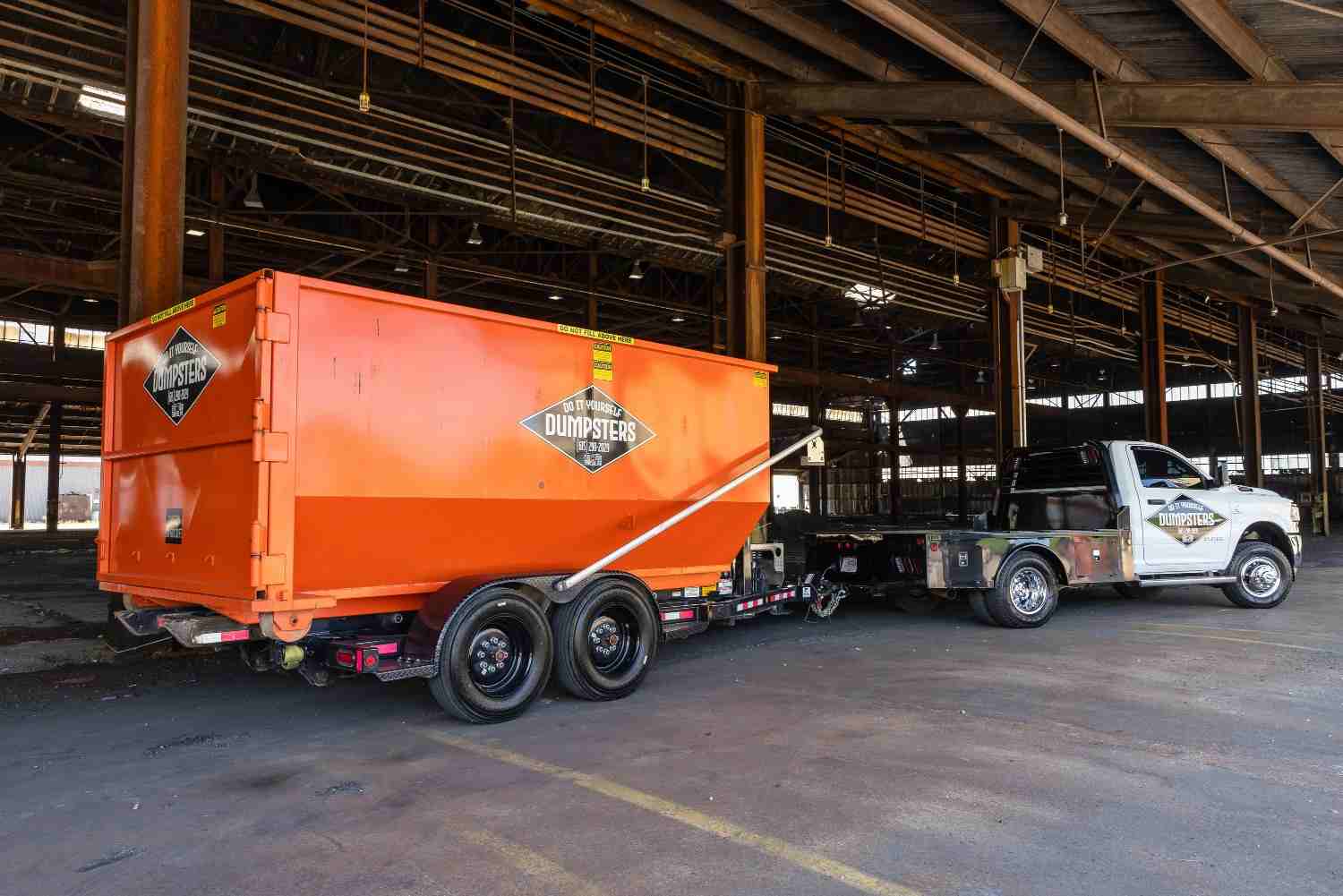 Dumpster on Job Site 4