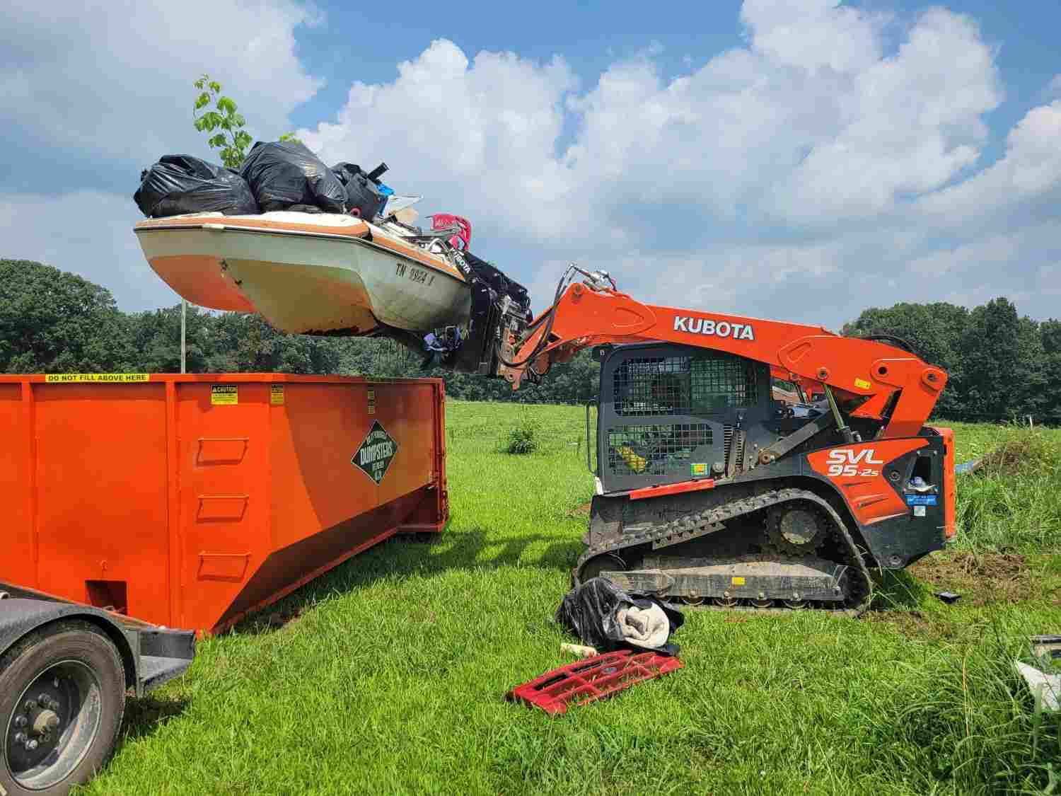 Dumpster on Job Site 3