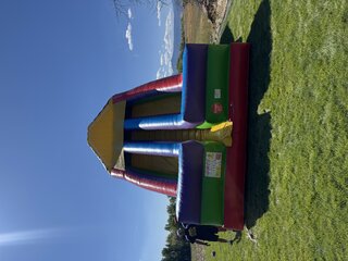 Giant rainbow slide 