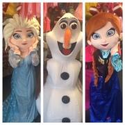 Anna, Elsa, Olaf-The Frozen Trio