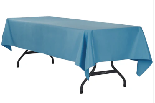 Rectangle Polyester Blue Lagoon