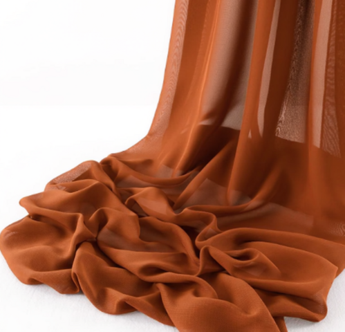Chiffon Runner Rust