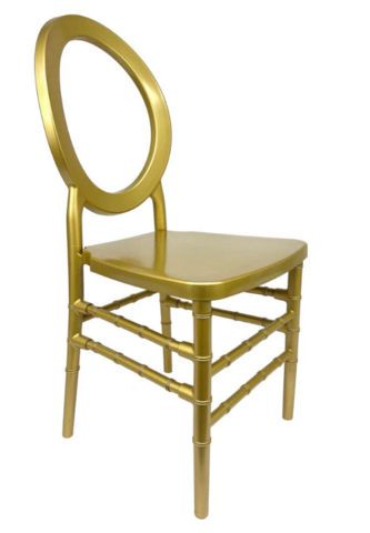 Gold Oval Ring Chair
