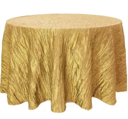 Round Taffeta Gold