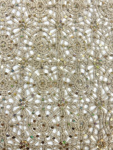 Sequin Web Gold