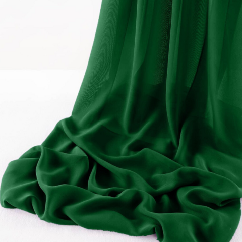 Chiffon Runner Hunter Green