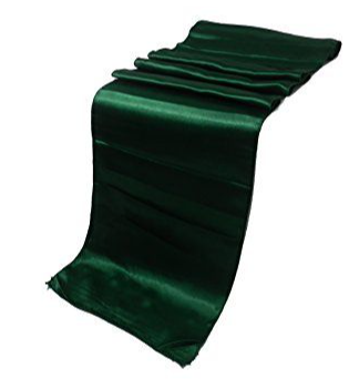 Satin Runner Hunter Green