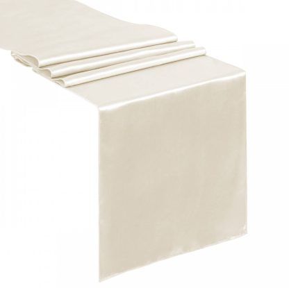 Satin Runner Ivory