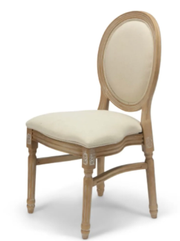 King Louis Beige Chair