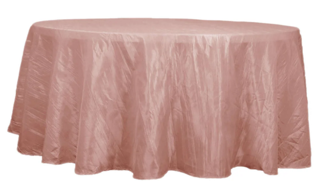 Round Taffeta Soft Pink