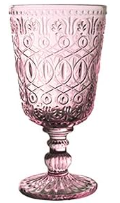 Purple Embossed Goblet