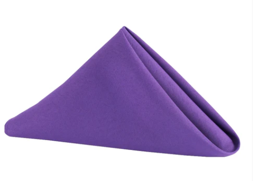 Polyester Napkin Purple