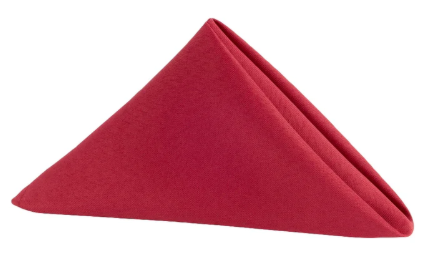 Polyester Napkin Red