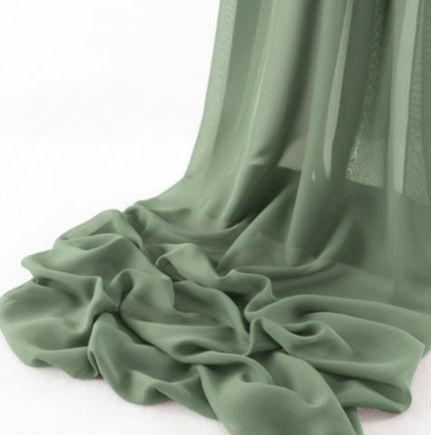Chiffon Runner Sage