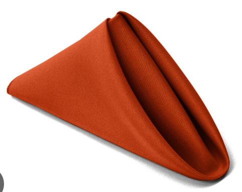 Polyester Napkin Rust