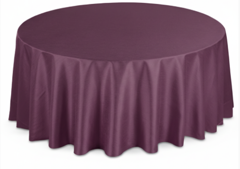 Round Satin Wine