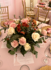 Centerpiece Flowers/ Centro de Mesa Arreglo