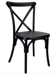 Black Cross Back Chair