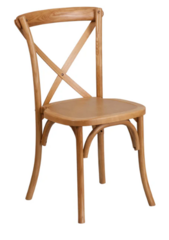 Light Brown Cross Back Chair