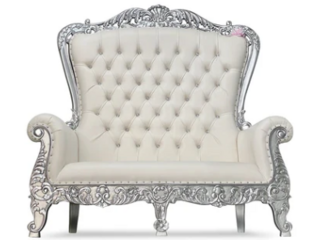 Silver Throne Chair