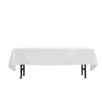 60 x 102 Rectangle Tablecloths White